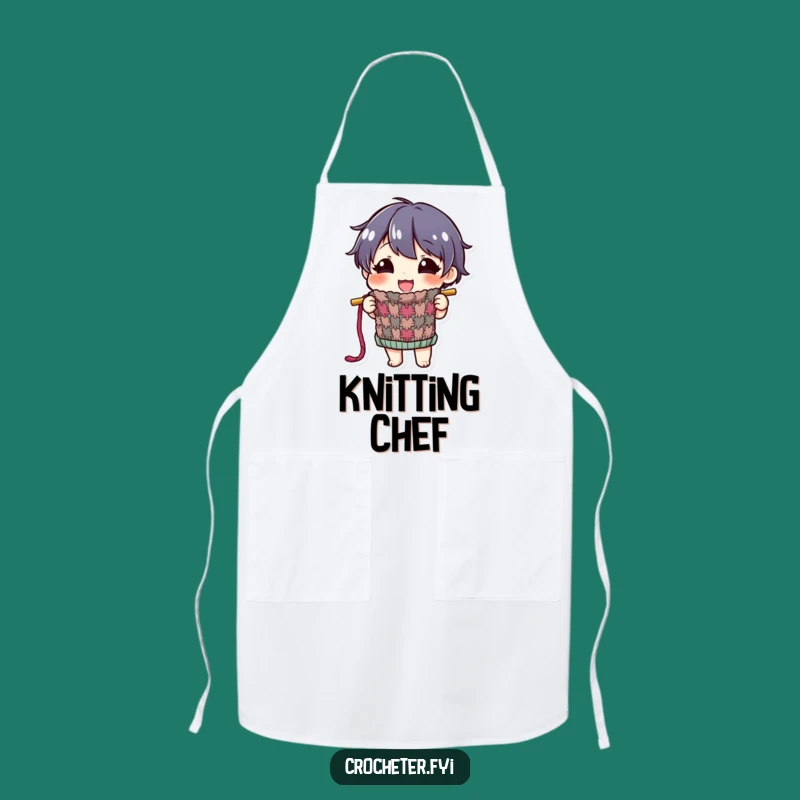 Funny Knitted Item Apron: Craft with Pride