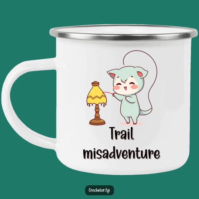 Funny Thread Prank Camping Mug: Trail-Ready Mischief and Coffee