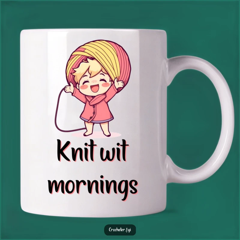 Funny Yarn Casting Mug: A Hilarious Gift for Crafters and Enthusiastic Knitters