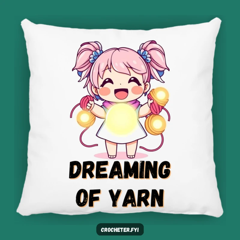 Cozy Funny Yarn Orb Pillow: Cuddle Up with Crafting Cheer