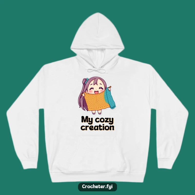 Funny Joyful Knitter Hoodie: Cozy Creation, The Sweetest Funny Gift!