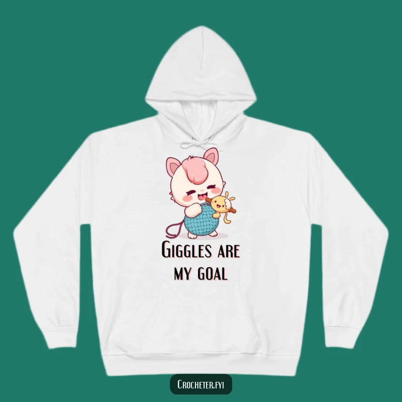 Funny Tickle Hoodie - Cozy Comfort with Mischievous Crochet Fun