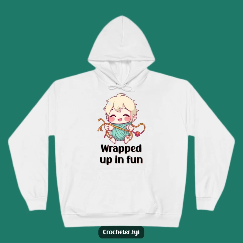 Funny Yarn Tangler Hoodie: Cozy Playful Crafter Funny Gift for Cozy Yarn Fans
