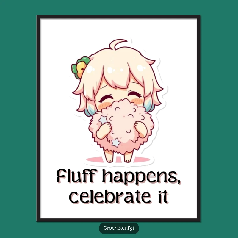 Free Printable Wall Art: Cheerful Pompom Maker, Fun Craft Room Decor