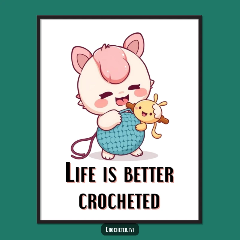 Funny Free Printable Wall Art: Tickle Hook Character Decor