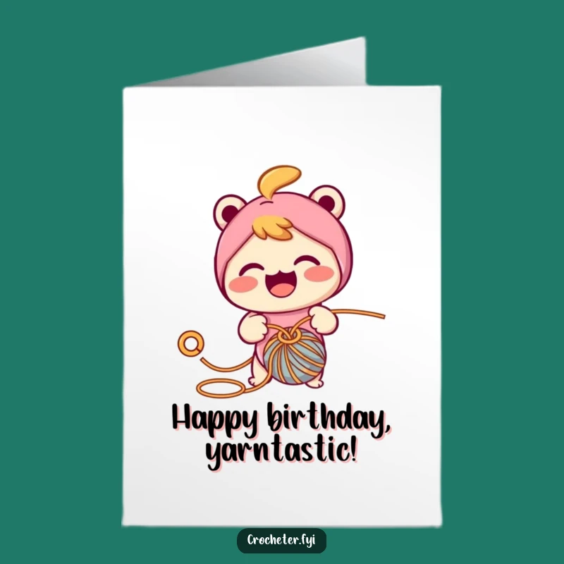 Funny Free Printable Birthday Card: Crafting Character - Downloadable DIY Fun Gift