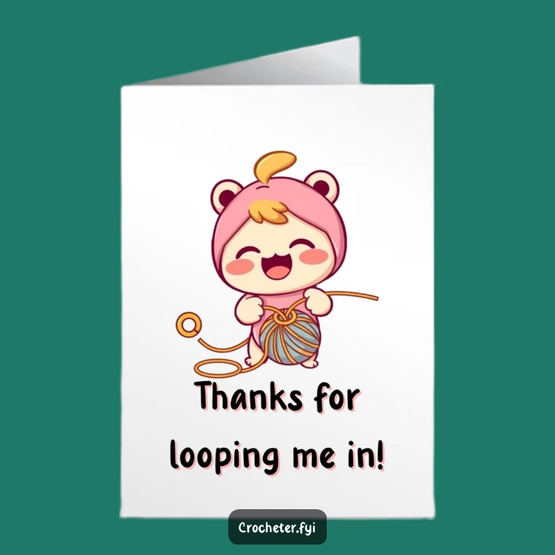Funny Free Printable Thank You Card: Crafting Character - Downloadable DIY Thanks