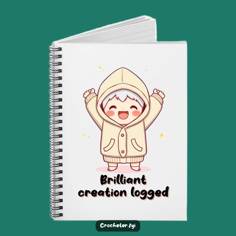 Funny Joyful Garment Finish Notebook - Journal Your Success with this Funny Gift!