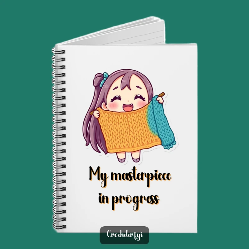 Funny Joyful Knitter Notebook: Creative Journal, Thoughtful Funny Gift!