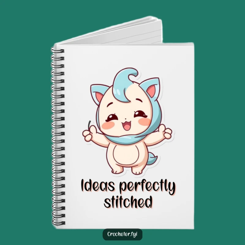 Funny Proud Knitter Notebook: Happy Character's Stitch Journal