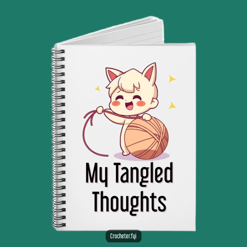 Funny Yarn Pulling Notebook: Jot Down Crafting Ideas