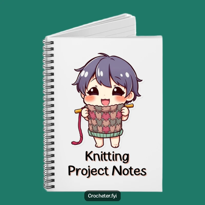 Funny Knitted Item Notebook: Jot Down Project Plans