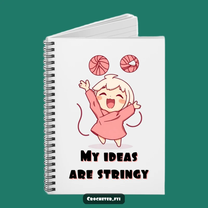 Funny Yarn Ball Character Notebook: Jot Down Ideas with Playful Energy