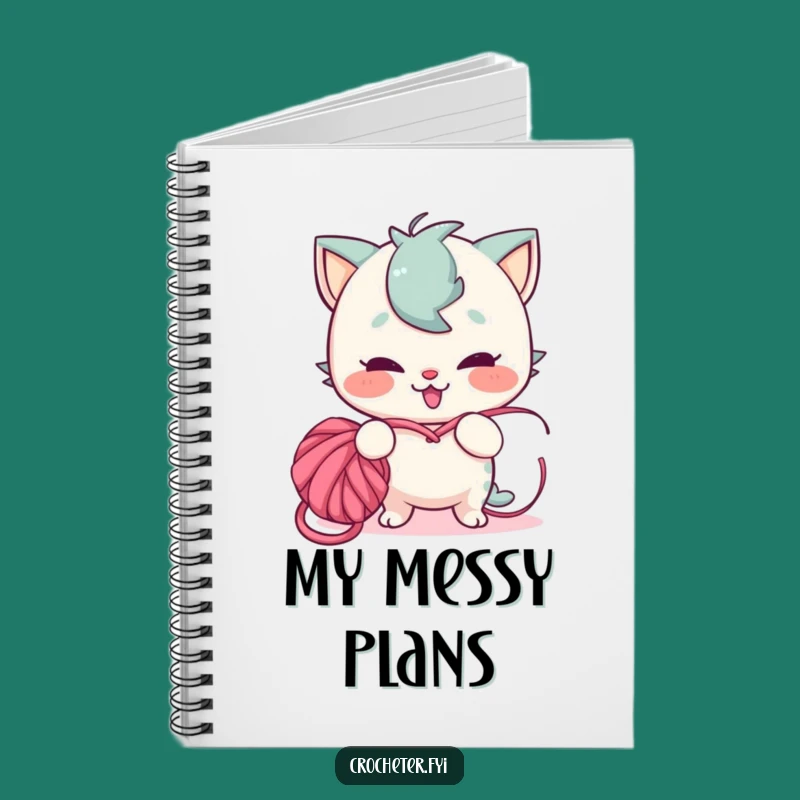 Funny Yarn Tangler Notebook - Mischievous Crafter Journal, Perfect Gift