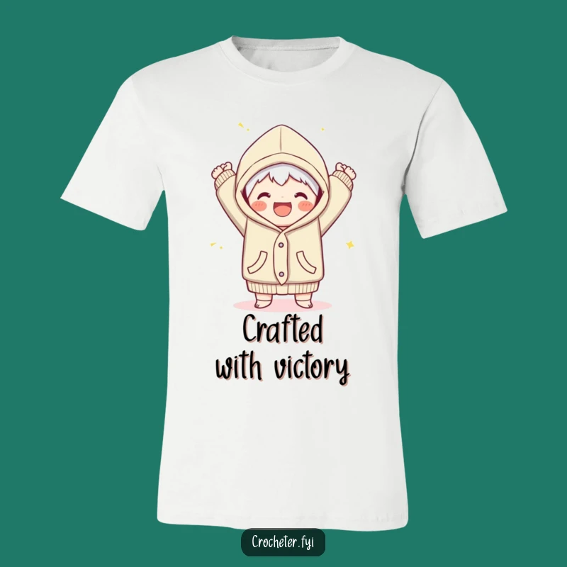 Funny Joyful Garment Finish T-Shirt - Triumphantly Hilarious Gift for Makers!