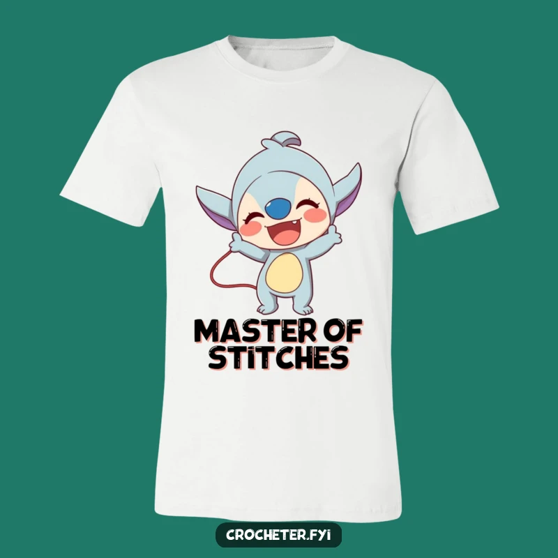 Funny Stitch Master T-Shirt: Lively Crafter's Technique Demo Tee